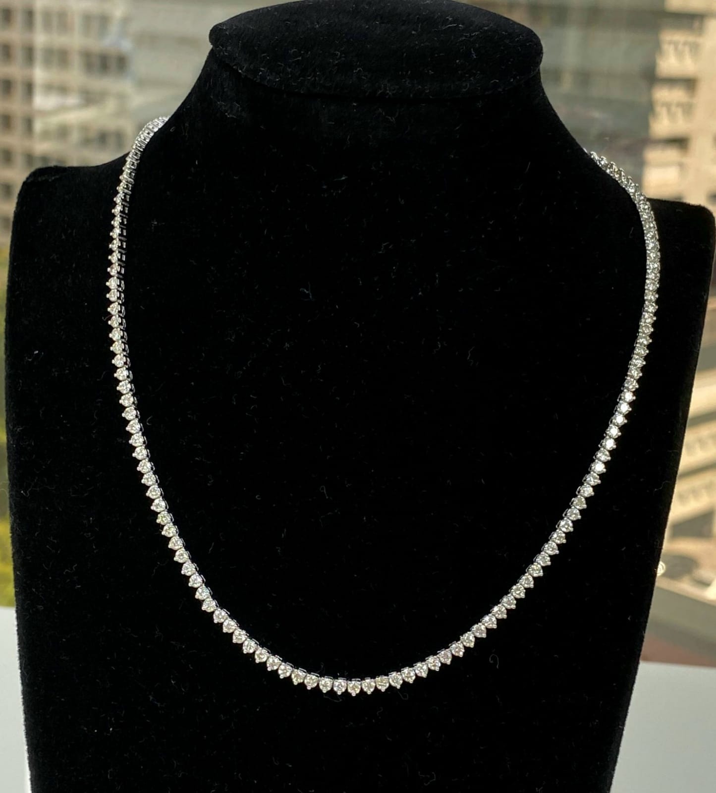 Lepida - White Gold (18K) Nekclace with natural diamonds