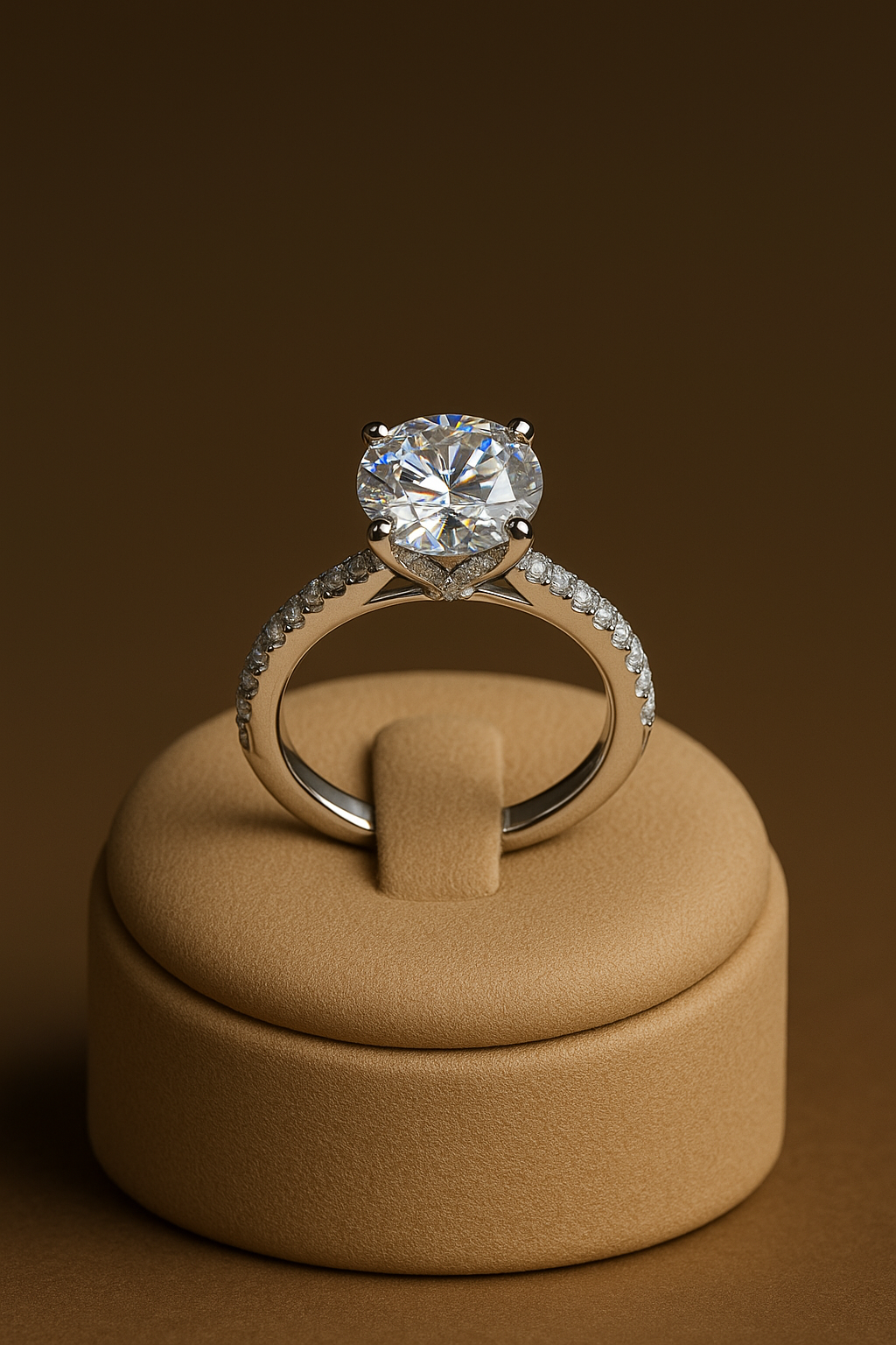 Marcavianus - White Gold (18K) Ring, with natural Diamonds
