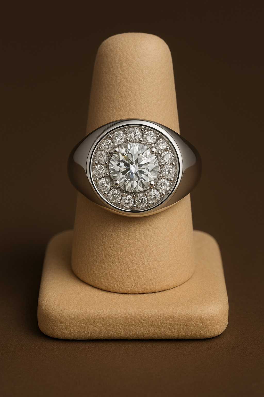 Octavianor - White Gold (18K) Ring, with naturals Diamonds