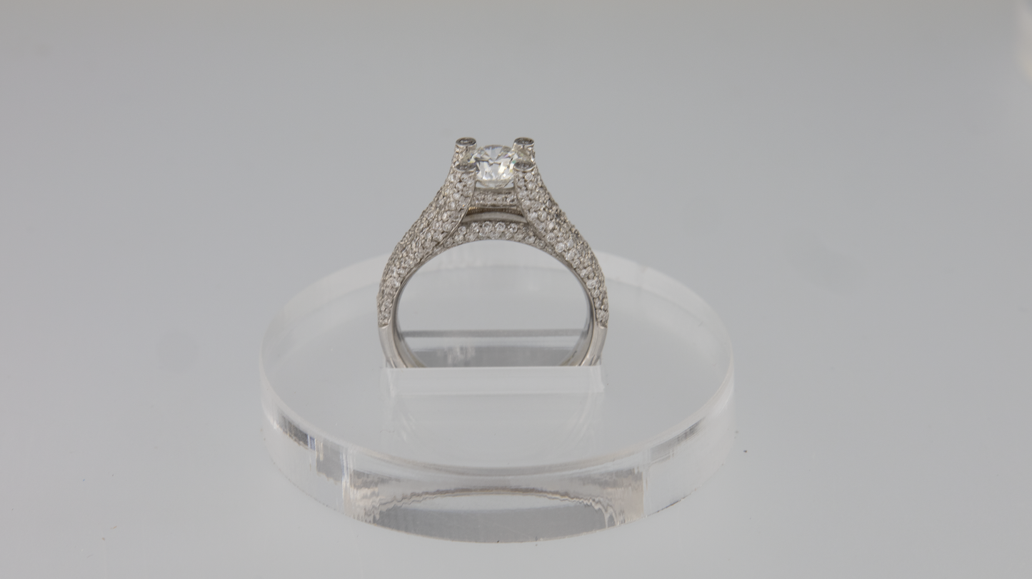 Sabino - White Gold (18k) Ring with Pave Naturals Diamond and Natural Diamonds