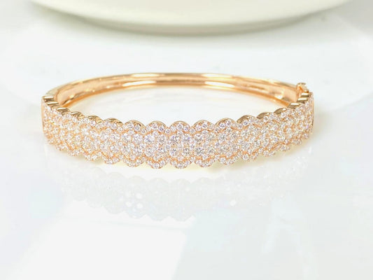 Vestal - Yellow Gold (18K) bracialet with Natural Diamonds