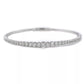 Tennisia - White Gold (18K) Bracialet with naturals diamonds