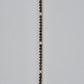 Tiberius - Red gold (18K) bracelet with natural dark blue natural sapphires and naturals diamonds