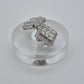 Livia - White gold (18K) and natural diamond earrings.