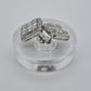 Livia - White gold (18K) and natural diamond earrings.