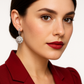 Messalina - White Gold (18K) and Natural Diamond  Earrings