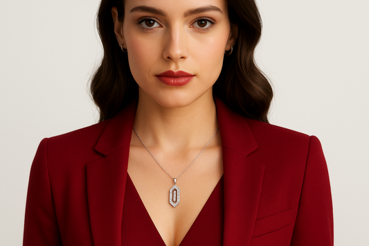 Aureliana - White Gold (18K) Necklace with Natural Diamonds