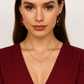 Callis - White Gold (18K) Necklace with natural diamonds