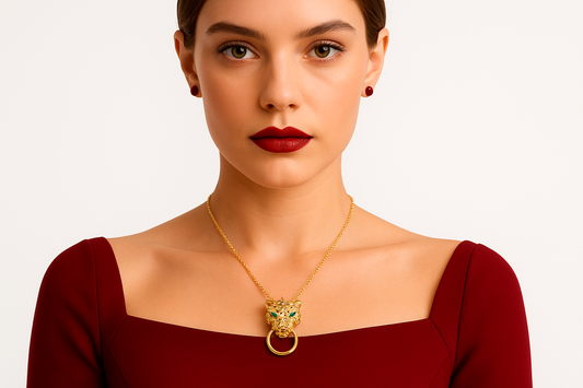Big Panther - Yellow Gold (18K) neckalce