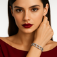 Florianor - White Gold (18K) Bracialet with Natural Diamonds