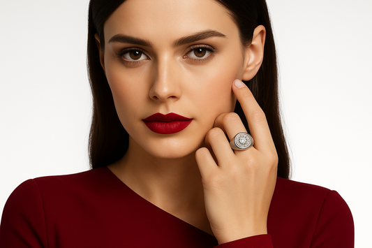 Octavianor - White Gold (18K) Ring, with naturals Diamonds