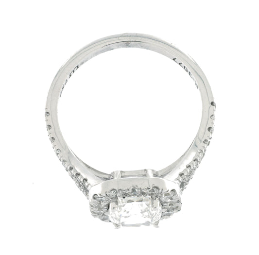 1.50 ct D IF + 0.48 ct E-F VS1 Natural Diamond Ring in 18K White Gold