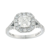 1.50 ct D IF + 0.48 ct E-F VS1 Natural Diamond Ring in 18K White Gold
