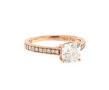1.51 ct F VVS1 + 0.20 ct G VS1 Diamond Ring in 750 Gold
