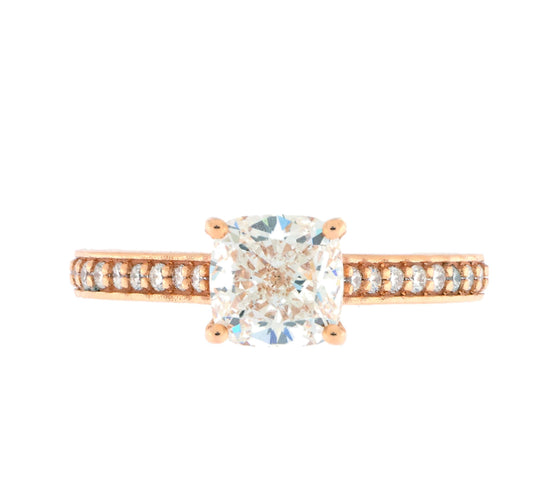 1.51 ct F VVS1 + 0.20 ct G VS1 Diamond Ring in 750 Gold