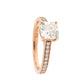 1.51 ct F VVS1 + 0.20 ct G VS1 Diamond Ring in 750 Gold