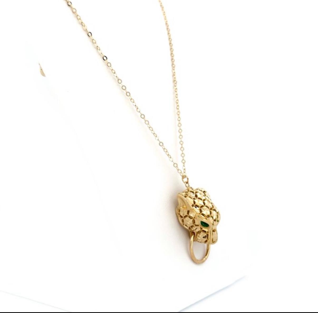 Big Panther - Yellow Gold (18K) neckalce