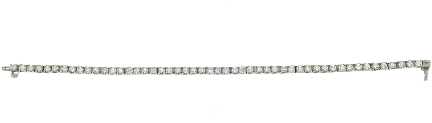 5.40 ct D IF-VVS Natural Diamond Eternity Bracelet - The Ultimate Luxury
