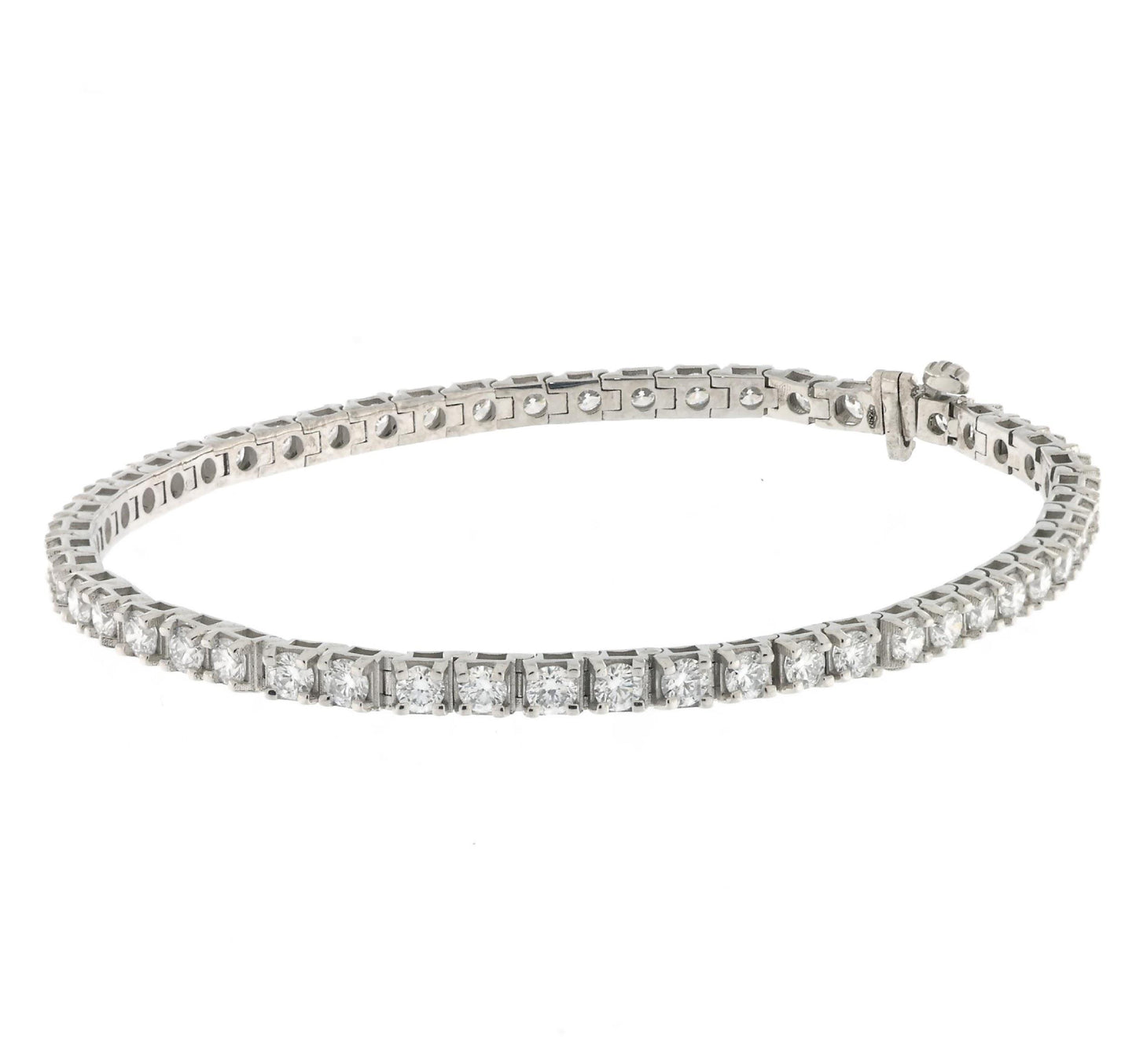 5.40 ct D IF-VVS Natural Diamond Eternity Bracelet - The Ultimate Luxury