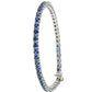 5.6 ct Royal Blue Ceylon Sapphire Bracelet - Natural Untreated