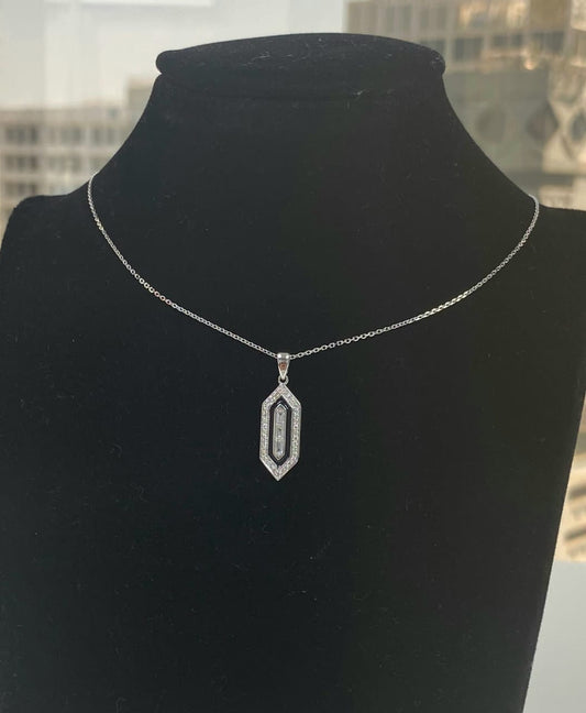 Aureliana - White Gold (18K) Necklace with Natural Diamonds