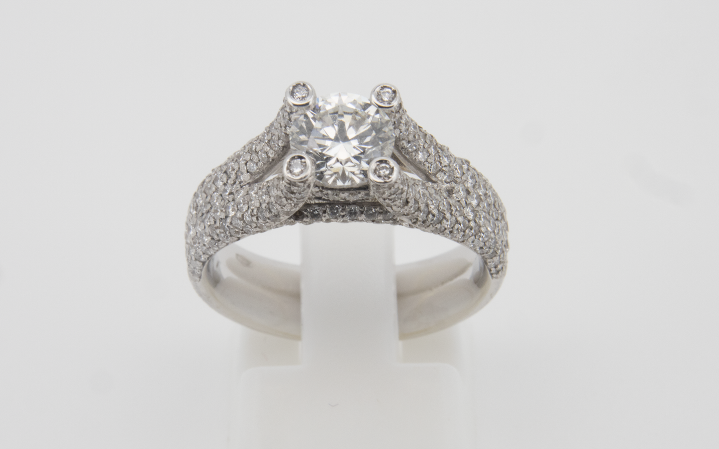 Sabino - White Gold (18k) Ring with Pave Naturals Diamond and Natural Diamonds