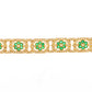 12.45 ct 18kt gold 17.5 cm D-E diamonds + natural emeralds