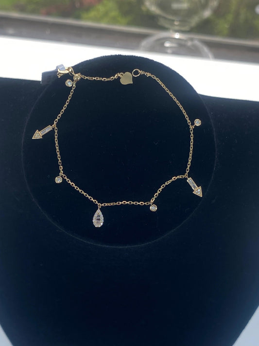 Callis - White Gold (18K) Necklace with natural diamonds